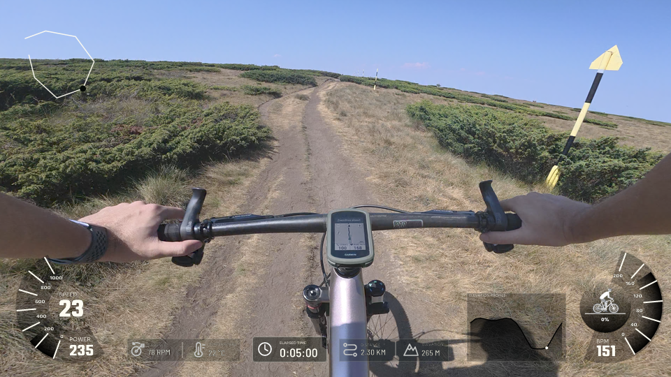 Fast Pedals, 16:9 layout preview