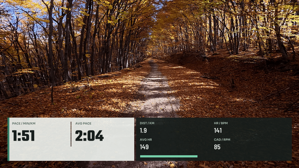 Stride, 16:9 layout preview