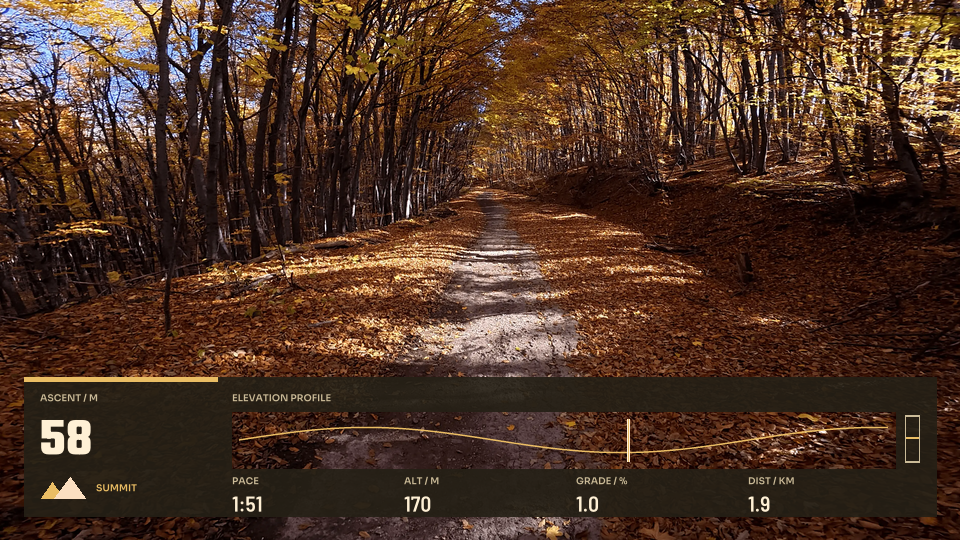 Trail Summit, 16:9 layout preview
